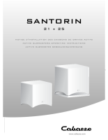 Cabasse SANTORIN-21 - Owners Manual 